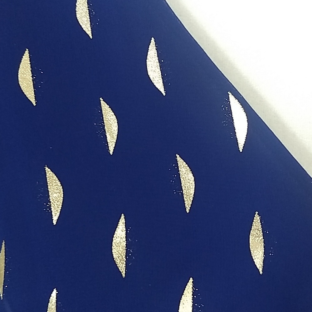 Buttons Royal Blue Dress - Picture 4 of 7